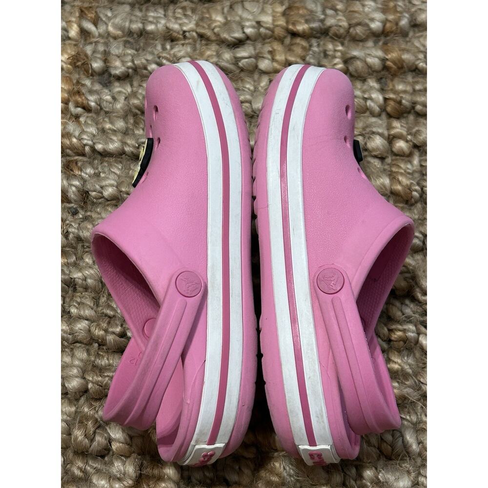Crocs Crocband Clogs Kids Ballerina Pink Rubber Slip-On Lightweight Size C 12 - Picture 7 of 9